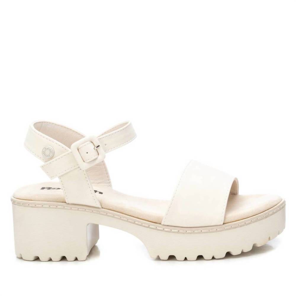 NEW XTI women's platform sandals in ice
